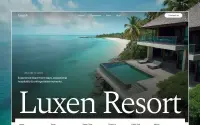 Luxen Resort theme preview