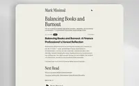 Mark - Writer theme preview