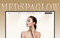 MedSpa Glow theme preview
