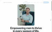 Men Life coach theme preview