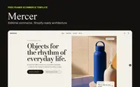 Mercer Store theme preview