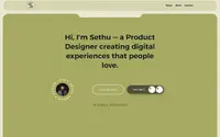 minimalist Porfolio theme preview