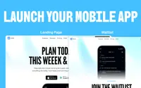 Mobile App Launch theme preview