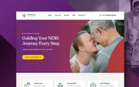 NDISCare theme preview