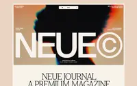 Neue Journal theme preview