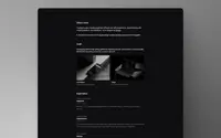 Noir Profile theme preview