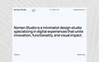 Nomen Studio theme preview