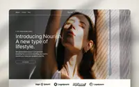 Nourish theme preview