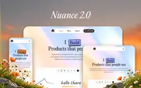 Nuance 2.0 - UI UX theme preview