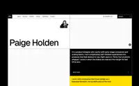 Paige Holden theme preview