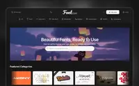 Font Store theme preview