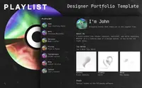 Playlist theme preview