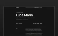 Promptfolio Noir theme preview