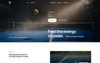 Rebound Padel theme preview