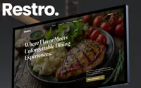 Restro theme preview