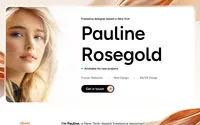 Rosegold theme preview