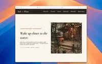 Salt & Pines Cabin theme preview