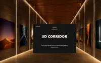 Scrollix 3D Corridor theme preview