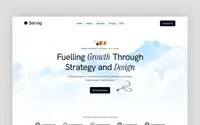 Serviq theme preview