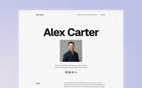 Simfolio theme preview