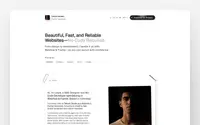 Simplyfolio theme preview