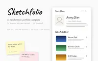 Sketchfolio theme preview