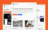 SleekFolio theme preview
