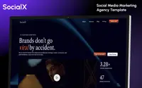 SocialX theme preview