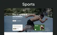 Sport Facilities theme preview