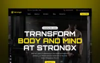 StrongX theme preview