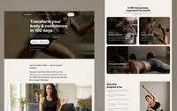 Supercharged fitness theme preview