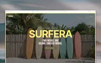 Surfera theme preview
