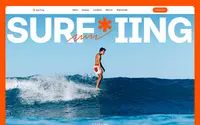 Surfing theme preview