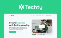 Techty theme preview