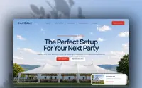 Tent Rental theme preview