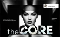 the Core theme preview