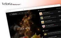 The Veloria theme preview