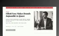 The Voss Report theme preview