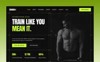 Trainix theme preview