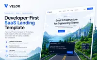 Velor Infra Landing theme preview