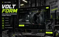 VOLT FORM Gym theme preview