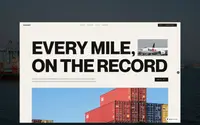 Waypoint Logistics theme preview