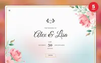 Weddcard theme preview
