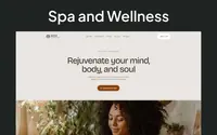Wellness & Spa theme preview