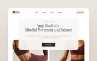 Yoga Flow theme preview
