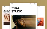 Zyra Studio theme preview