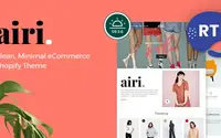 Minimal Shopify Theme - Airi theme preview
