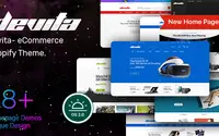 Multipurpose Responsive Shopify Theme - Devita theme preview