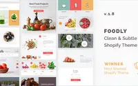 Foodly theme preview
