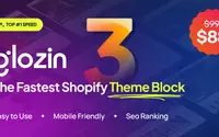 Glozin theme preview